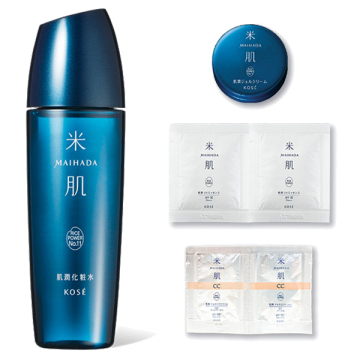 肌潤化粧水@cosme限定セット / 120mL、10g、4包 / 米肌 / MAIHADA