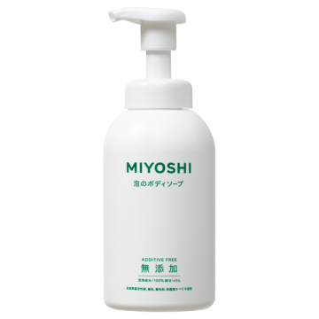 無添加 せっけん泡のボディソープ / 本体 / 500ml / MIYOSHI無添加