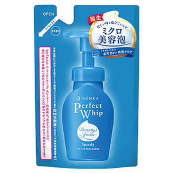 パーフェクトホイップ スピーディー / つめかえ用 / 130ml / ホワイトフローラルの香り / SENKA(センカ) / Hada Senka