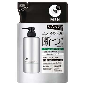 薬用メンズボディクレンズ / 詰替え / 420mL / リフレッシュシトラス / エージーデオ24