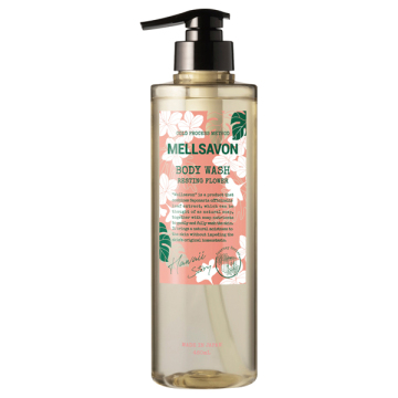 ボディウォッシュ レスティングフラワー / 本体 / 460ml / アロハブーケの香り / メルサボン / Mellsavon