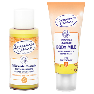 DE アボカド&イランイラン ボディケア ミニセット / 20ml×2 / ドレスナーエッセンス / DRESDNER ESSENZ