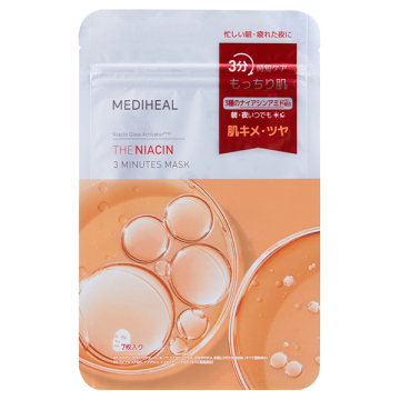 ナイアシン3ミニッツマスク / 本体 / 7枚 / MEDIHEAL(メディヒール)