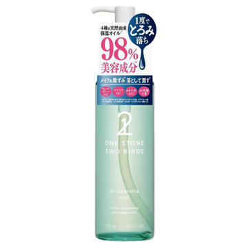 スキンケアオイルクレンジング モイスト / 180ml / ONE STONE TWO BIRDS