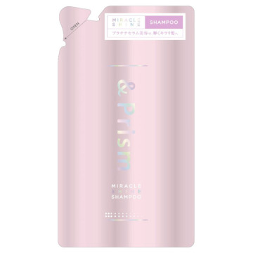 ミラクルシャイン シャンプー / 詰替え / 320ml / トゥインクルピオニーの香り / &Prism