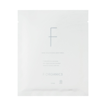 モアブライトニング シートマスク / 1枚入(美容液30mL) / F ORGANICS(エッフェ オーガニック)