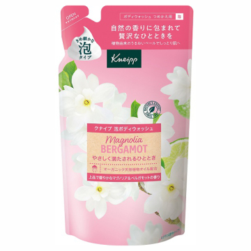 泡ボディウォッシュ / 詰め替え / 400g / マグノリア&ベルガモット / クナイプ / Kneipp