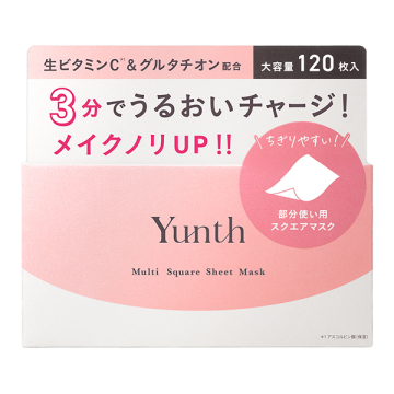 マルチスクエアシートマスク / 120枚(302ml) / Yunth