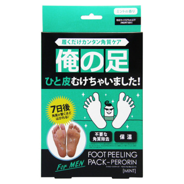 フットピーリングパック ペロリン ForMen ミント / 25ml×2枚入り(1回分) / ミントの香り / PERORIN(ペロリン)