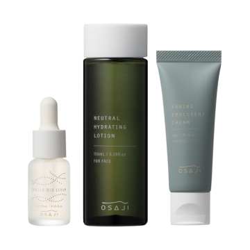 限定 フェイシャルケアキット / 150ml、40g、10ml / OSAJI (おさじ)