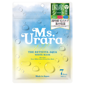 THE RETIVITA AQUA WHITE MASK / 7枚入り / Ms.Urara