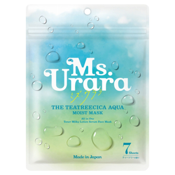 THE TEATREECICA AQUQ MOIST MASK / 7枚入り / ティーツリーの香り / Ms.Urara