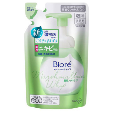 マシュマロホイップ 薬用アクネケア / つめかえ用 / 130ml / ビオレ / Biore