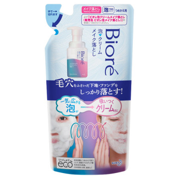 ビオレ 泡クリームメイク落とし / 詰替え / 170ml(つめかえ用) / ビオレ / Biore