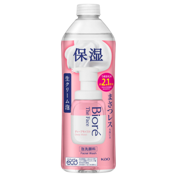 ビオレ ザ フェイス 泡洗顔料 ディープモイスト / 詰替え / 340ml / ビオレ / Biore
