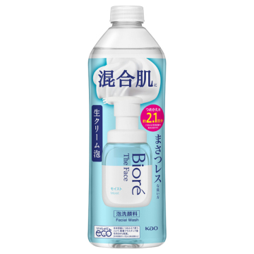 ビオレ ザ フェイス 泡洗顔料 モイスト / 詰替え / 340ml / ビオレ / Biore