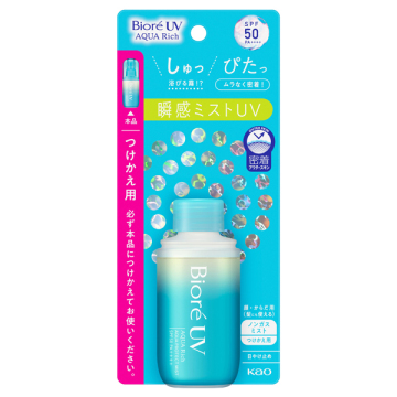 ビオレUV アクアリッチ アクアプロテクトミスト / SPF50 / PA++++ / つけかえ用 / 60ml / みずみずしいフレッシュシトラスの香り / ビオレ / Biore