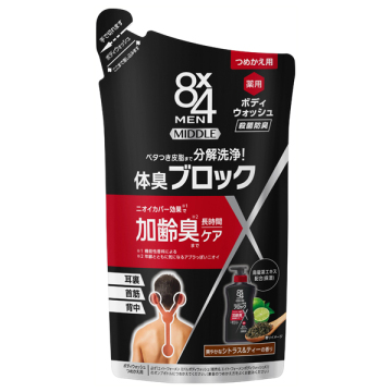 ミドルボディウォッシュ / つめかえ用 / 300ml / シトラス&ティーの香り / ８ｘ４ＭＥＮ