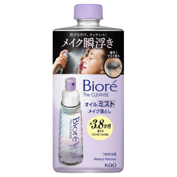ザクレンズオイルミストメイク落とし / つめかえ用 / 180ml / ほのかなホワイトフローラルの香り / ビオレ / Biore