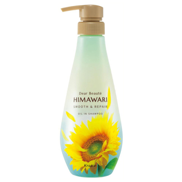 オイルインシャンプー(スムース&リペア) / 本体(ポンプ) / 500ml / フレッシュフローラルの香り / ディアボーテ