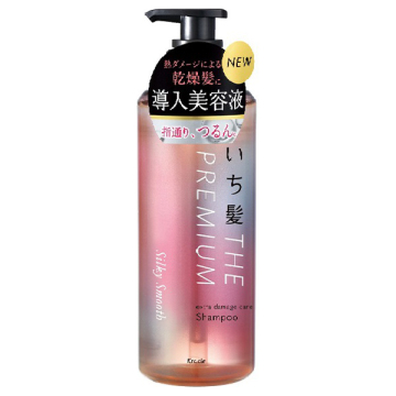 いち髪 THE PREMIUM エクストラダメージケアシャンプー(シルキースムース) / 本体(ポンプ) / 480ml / 八重桜の香り / いち髪 / Ichikami