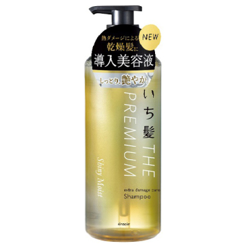 いち髪 THE PREMIUM エクストラダメージケアシャンプー(シャイニーモイスト) / 本体(ポンプ) / 480ml / 八重桜の香り / いち髪 / Ichikami