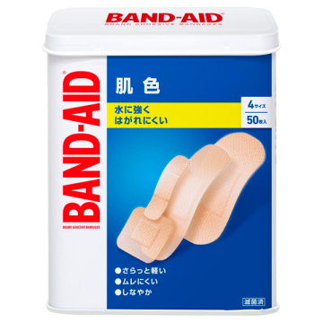 救急絆創膏 肌色タイプ / 4サイズ 50枚 / バンドエイド / BAND-AID
