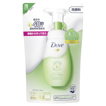ディープピュア クリーミー泡洗顔料 / 詰替え / 125ml / ダヴ