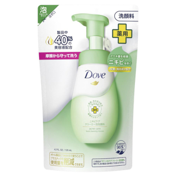 ニキビケア クリーミー泡洗顔料 / 詰替え / 125ml / ダヴ