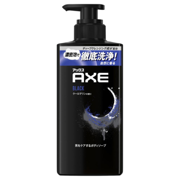 フレグランス ボディソープ ブラック / 本体 / 370g / クールマリンの香り / AXE(アックス)