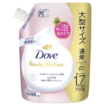ビューティーモイスチャー 泡ボディウォッシュ つややか / 詰替え / 750g / ダヴ