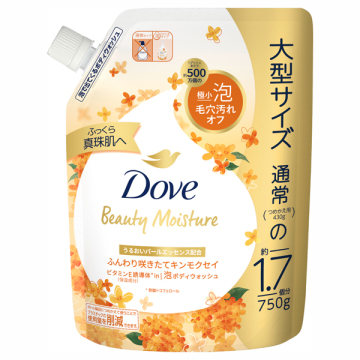 ビューティーモイスチャー 泡ボディウォッシュ / 詰替え / 750g / キンモクセイ / ダヴ