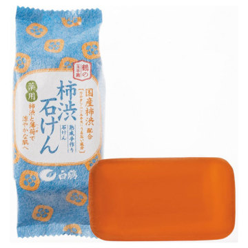 鶴の玉手箱 薬用 柿渋石けん / 110g / 白鶴の化粧品