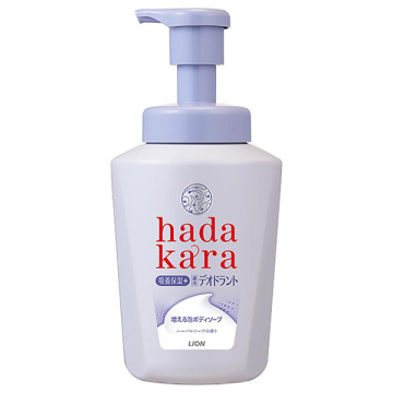 hadakara 泡で出てくる薬用デオドラントボディソープ ハーバルソープの香り / 本体 / 550ml / ハーバルソープ / ハダカラ / hadakara