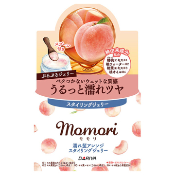 濡れ髪アレンジ スタイリングジェリー / 100g / 甘く優しい桃が香るフルーティフルールの香り / モモリ