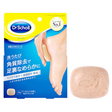 足裏スクラブソープ / 70g / クールミントの香り / ドクター・ショール / DrScholl