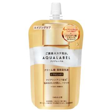 トリートメントミルク(オイルイン)とてもしっとり / 詰替え / 110mL / 気持ちに寄り添い、優しく香るローズアクア / アクアレーベル / AQUALABEL