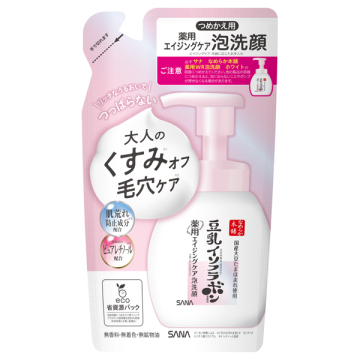 薬用WR泡洗顔 ホワイト / つめかえ用 / 180ml / なめらか本舗 / Nameraka Honpo