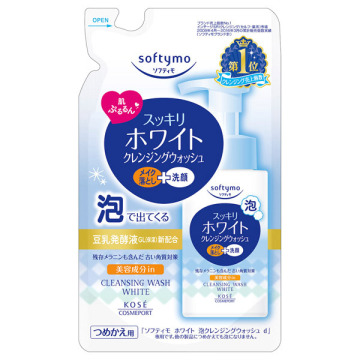 ホワイト 泡クレンジングウォッシュ つめかえ / 180ml / ソフティモ
