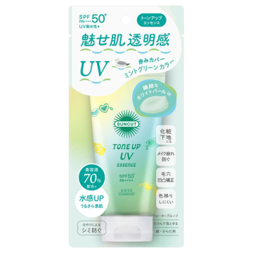 トーンアップUV エッセンス / SPF50+ / PA++++ / ミントグリーン / 80g / フルーティフローラル / サンカット(コーセーコスメポート)
