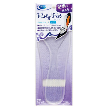 パーティーフィート ジェルインソール クリア 女性用 / フリーサイズ/22.5cm～26.0cm / ドクター・ショール / DrScholl