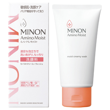 アミノモイスト モイストクリーミィ ウォッシュ / 本体 / 100g / 無香料 / ミノン / MINON