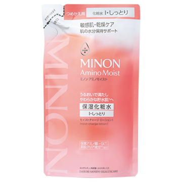 アミノモイスト モイストチャージ ローション I しっとりタイプ / 詰替 / 130mL / 無香料 / ミノン / MINON