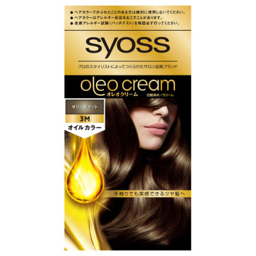 オレオクリーム ヘアカラー / 本体 / 3M オリーブマット / 50g+50g / サイオス / syoss