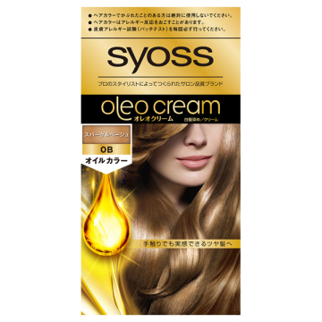 オレオクリームヘアカラー / 0B スパークルベージュ / 50g+50g / サイオス / syoss