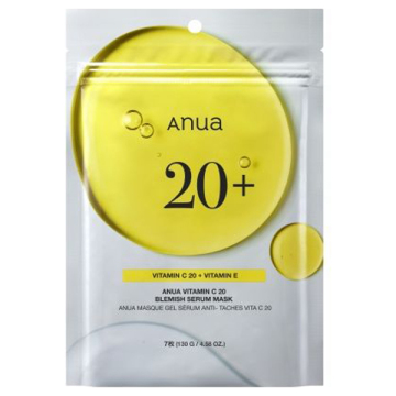 ビタミンC20ブレミッシュセラムマスク / 本体 / 7枚入り / しっとり / Anua