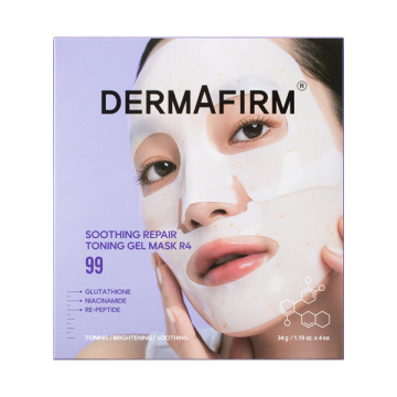 [R4] トーニングゲルマスク / 34g×4枚 / DERMAFIRM