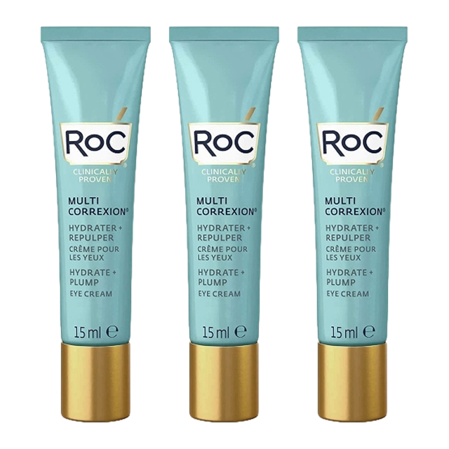 マルチコレクシオン ハイドレイト+ プランプ アイクリーム 15ml×3 【お得！】3個セット / ロック / RoC ／ RoC