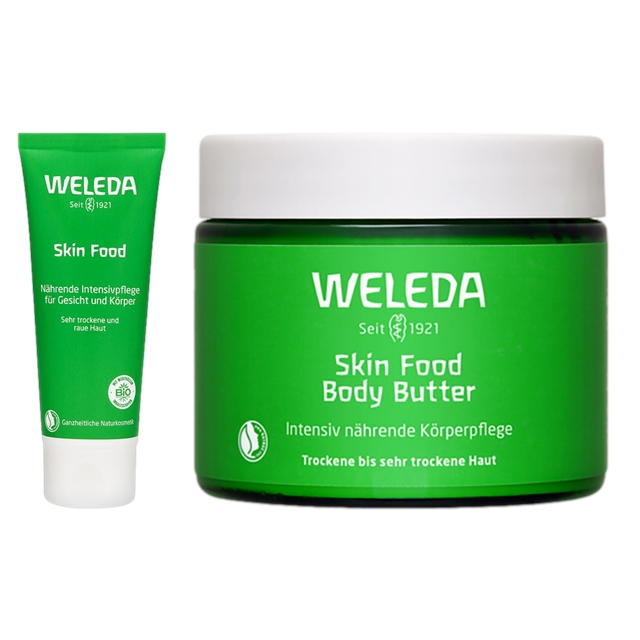 スキンフード 2点セット/ 75ml  ＋  ボディバター 150ml / ヴェレダ ／ WELEDA