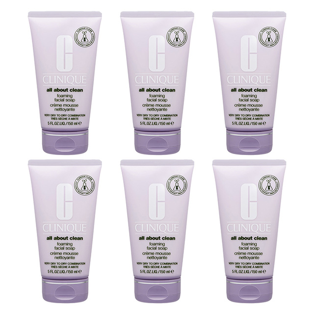 フォーミング フェーシャル ソープ 150ml x 6 お得な6個セット / クリニーク ／ CLINIQUE